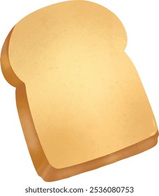 A whole wheat bread on white background