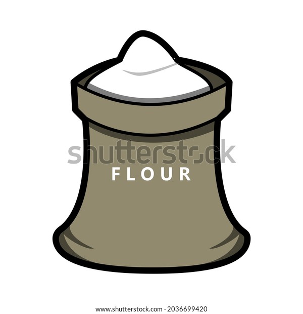 Whole Wheat Flour All Purpose Flour Stock Vector (Royalty Free) 2036699420 Shutterstock