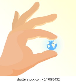 the whole world in his hands