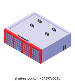 Wholesale store icon isometric vector. Big building. Storage goods