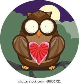 Whoo loves you, baby? Maybe it's this crazy owl.