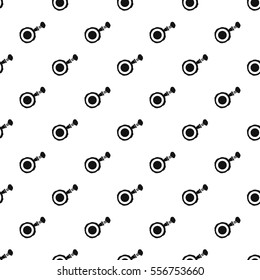 Whoopee cushion pattern. Simple illustration of whoopee cushion vector pattern for web