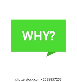 Why bubble illustrated on white background