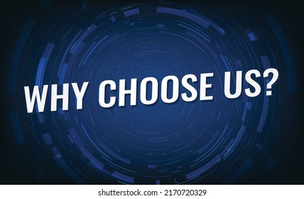 Why choose us word tag. banner design template for marketing. Special offer promotion or retail. background banner modern graphic design for store shop, online store, website, landing page