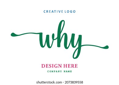 WHY lettering logo is simple, easy to understand and authoritative