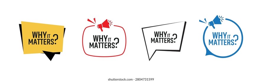 Why It Matters information sign