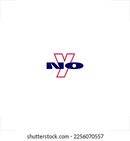 why not letter Y NO logo