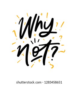 Why not quote  with white background illustration