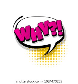 why question hand drawn pictures effects. Template comics speech bubble halftone dot background. Pop art style. Comic dialog cloud, text pop-art. Creative idea conversation sketch explosion.