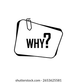 why text on white background