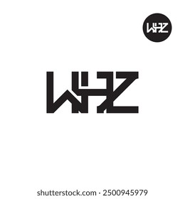 WHZ Logo Letter Monogram Design