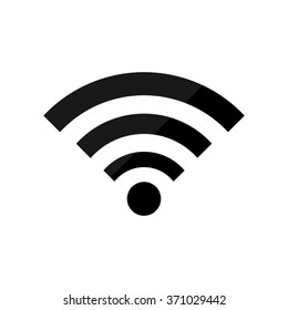 wi fi -  black vector icon