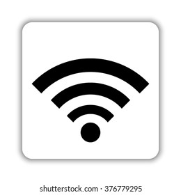 wi fi -  black vector icon