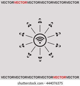 Wi fi icon.
