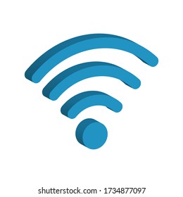  WiFi-Icon isometrischer Vektor ICON