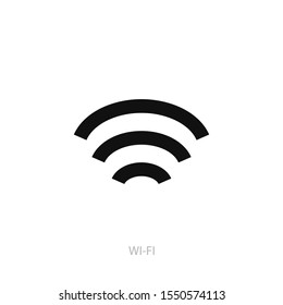 Wi fi icon. New trendy wi fi vector illustration symbol.
