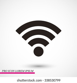 Wi fi icon vector