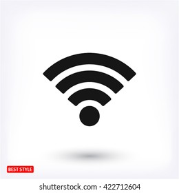 Wi fi icon vector