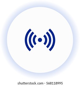 Wi fi  icon. Vector design.