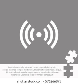 Wi fi  icon Vector design.