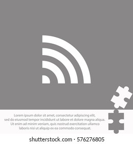 Wi fi  icon Vector design.