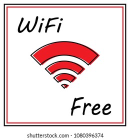 Wi Fi icon vector illustration on white background