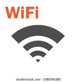 Wi Fi icon vector illustration on white background