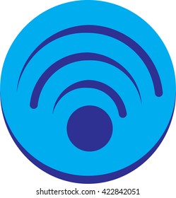 wi fi icon vector illustration