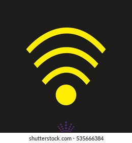Wi fi, icon, vector illustration EPS 10