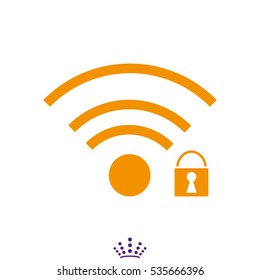 Wi fi, icon, vector illustration EPS 10