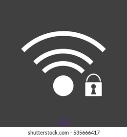 Wi fi, icon, vector illustration EPS 10