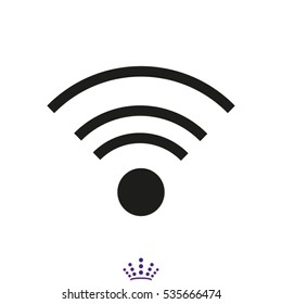 Wi fi, icon, vector illustration EPS 10