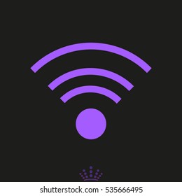 Wi fi, icon, vector illustration EPS 10