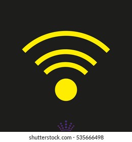 Wi fi, icon, vector illustration EPS 10