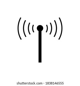 Vector de icono WI FI en fondo blanco