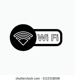 
Wi fi Icon - Vector, Sign and Symbol for Design, Presentation, Website or Apps Elements.