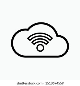 Wi fi Icon - Vector, Sign and Symbol for Design, Presentation, Website or Apps Elements.