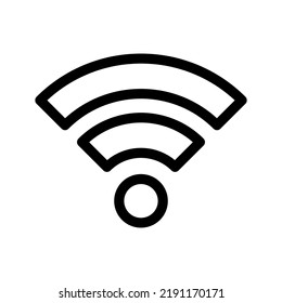 Icono de Wi-Fi Ilustración de diseño de símbolo de vector