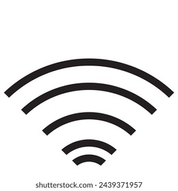 Wi Fi icon vector. Wireless internet logo design. Wifi vector icon illustration isolated on white background