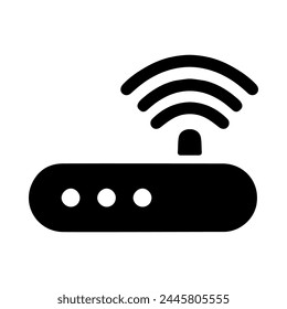 Vector de iconos Wi Fi. Diseño de logotipo de Internet inalámbrico. Ilustración aislada del Vector del wifi sobre fondo blanco