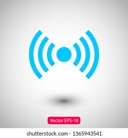 Wi Fi Icon, wireless Icon. Wi fi signal sign modern web icon. Wi Fi network icon. 