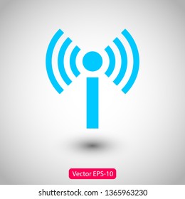 Wi Fi Icon, wireless Icon. Wi fi signal sign modern web icon. Wi Fi network icon. 