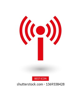Wi Fi Icon, wireless Icon. Wi fi signal sign modern web icon. Wi Fi network icon. 