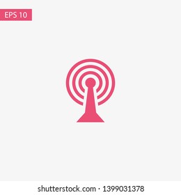 Wi Fi Icon, wireless Icon. Wi fi signal sign modern web icon. Wi Fi network icon. 