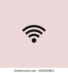 Wi Fi Icon, wireless Icon. Wi fi signal sign modern web icon. Wi Fi network icon. 