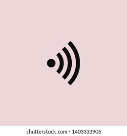 Wi Fi Icon, wireless Icon. Wi fi signal sign modern web icon. Wi Fi network icon. 