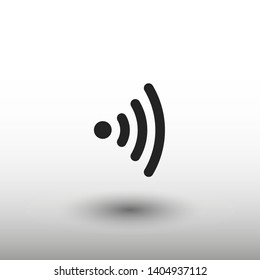 Wi Fi Icon, wireless Icon. Wi fi signal sign modern web icon. Wi Fi network icon. 