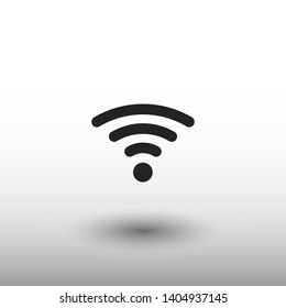 Wi Fi Icon, wireless Icon. Wi fi signal sign modern web icon. Wi Fi network icon. 