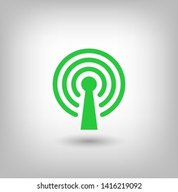 Wi Fi Icon, wireless Icon. Wi fi signal sign modern web icon. Wi Fi network icon. 