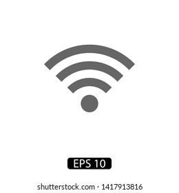 Wi Fi Icon, wireless Icon. Wi fi signal sign modern web icon. Wi Fi network icon. 